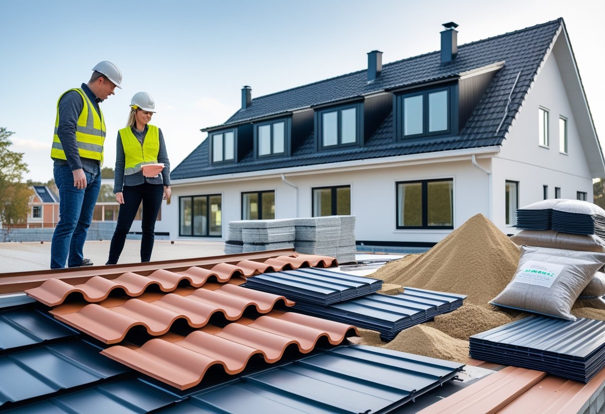 Saadan vaelger du det rette tagmateriale og afrettersand til byggeprojekter i Aalborg